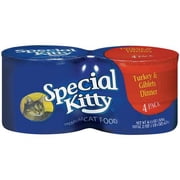 Special Kitty: Turkey & Giblets Dinner 5.5 Oz Cat Food, 4 Ct