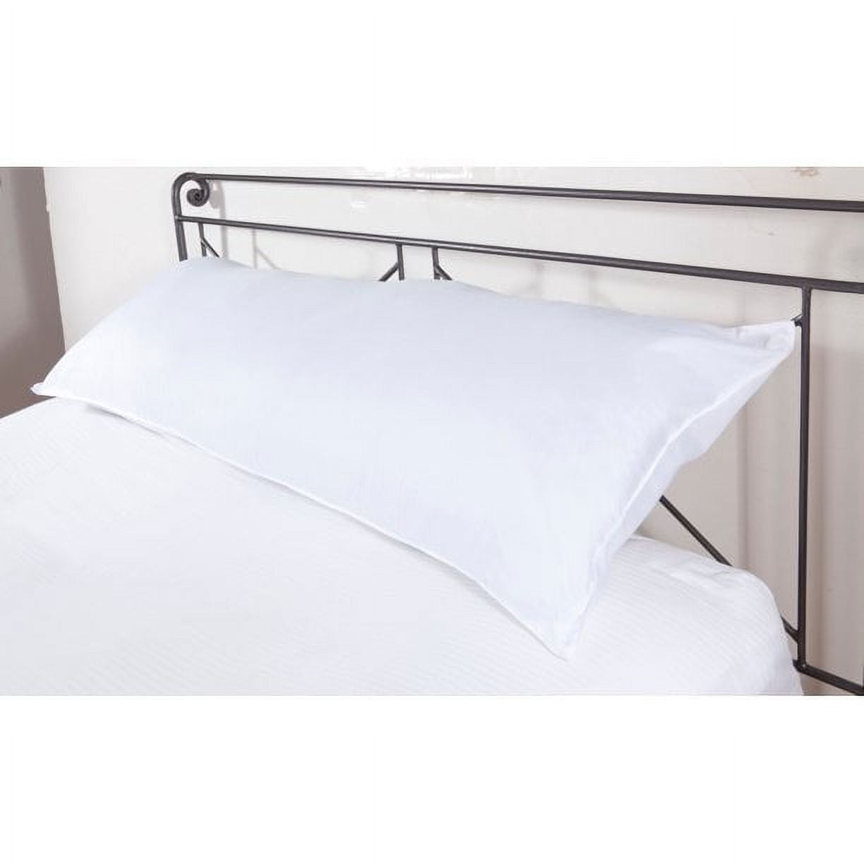 (4 pack) Mainstays Body Pillow - 20"x 54", White, Microfiber, Hypoallergenic