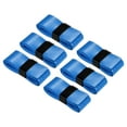 thumbnail image 1 of Unique Bargains 43.3' Non-Slip PU Tennis Racket Overgrip Tape Wraps with Hole Blue 6 Pack, 1 of 7