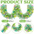 thumbnail image 5 of Easter Tinsel Garland PET Hanging Party Accessory Streamers Decorations for Indoor Outdoor Party Supplies, 6.56ft, 3 Pack, 5 of 7