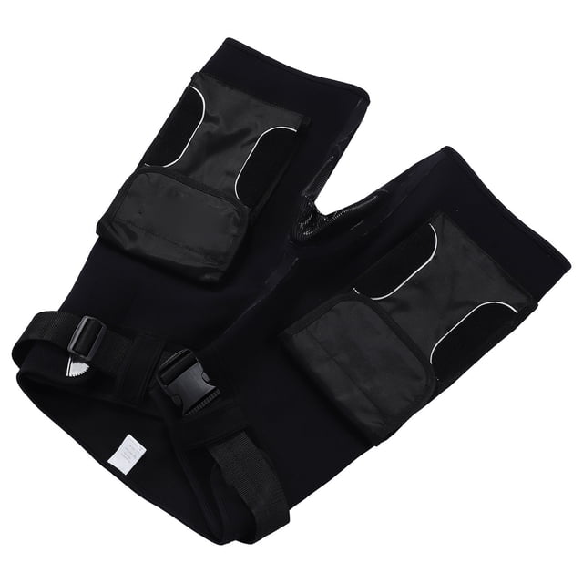 Neoprene Diving Shorts, 3mm Thick Super Stretch with High Waist Pockets for Surfing Snorkeling Kayaking Rafting, Black