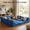 Blue, variant on Cottinch Sculptural Modular Sectional Sofa, Triangle Tufted Low Profile Floor Couch for Living Room, 8 Pieces Sofa Set, Blue
