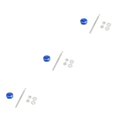 thumbnail image 1 of relayinert Affordable Hood Lock For Car Modification Multiple Sizes And Styles Available Car Modification Machine Cover Lock blue DP17-25 3Set, 1 of 6