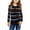 Black, variant on Spring Fall Kids Long Sleeved Striped Print O-Neck Children T-Shirt Tops