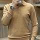 thumbnail image 5 of Sudaderas masculinas de manga larga, polos para hombre, jersey liso unicolor coreano de otoño, elegante, informal, de una pieza, camiseta emo Y2k XL, 5 of 5