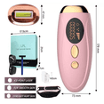 thumbnail image 2 of Depiladora Permanente Láser Ipl 999,999 Para Cuerpo Y Cara Rosa, 2 of 5