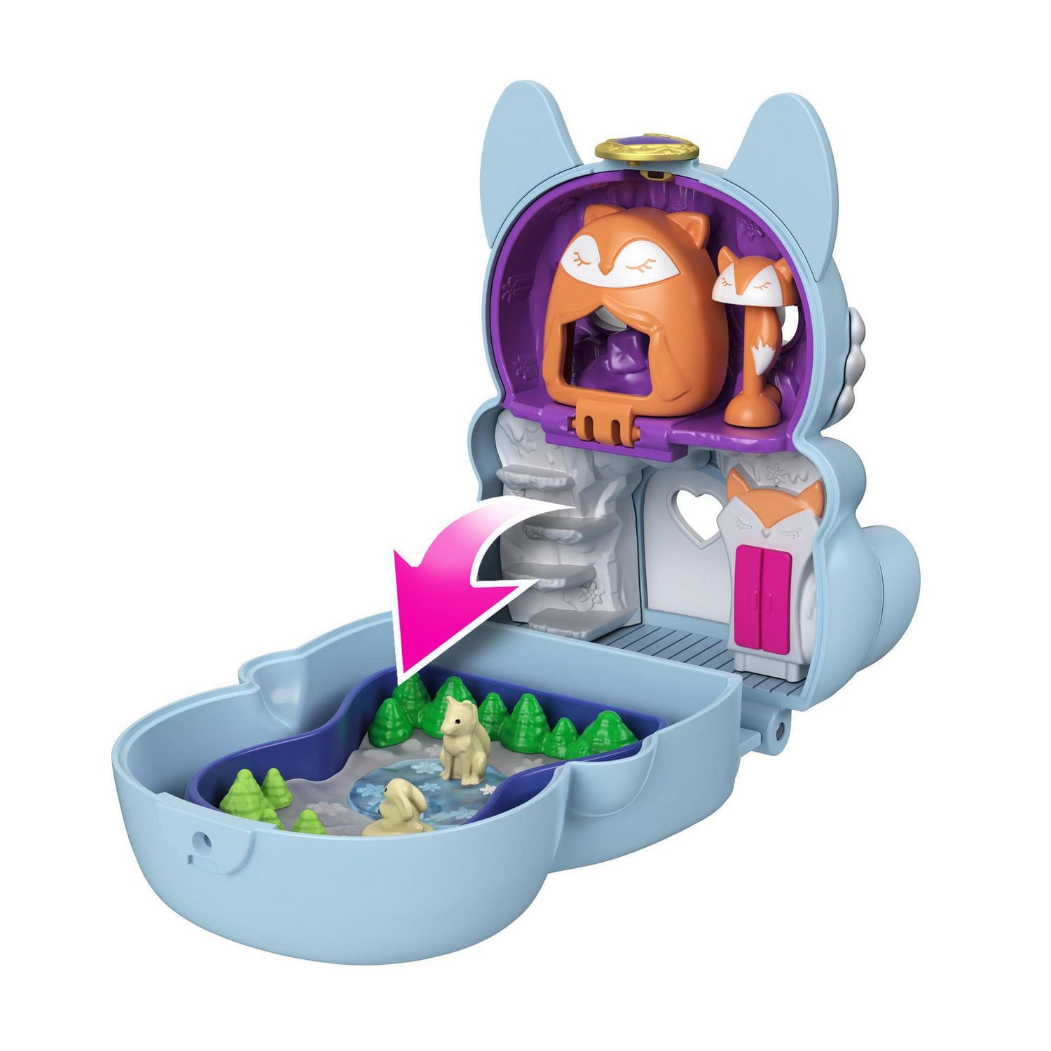 Coffret Transformable Renard Des Neiges de Polly Pocket
