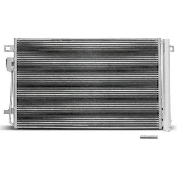 A/C Condenser 1 - Compatible with 2009 - 2017 Chevy Traverse 3.6L V6 2010 2011 2012 2013 2014 2015 2016