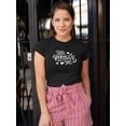 thumbnail image 2 of Handwritten Happy Mothers Day Shaped T-Shirt Women -Image by Shutterstock, Female 3X-Large, 2 of 4
