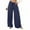 Solid, variant on Gswybco Wide Leg Sweatpants for Women Drawstring Elastic Waist Pants Imitation Cotton Linen Straight Leg Solid Colored Pants