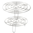 thumbnail image 1 of 2pcs Multifonctionnel Grille à Vapeur en Acier Inoxydable Rack à Vapeur Pot Rack Outil de Cuisine, 1 of 9