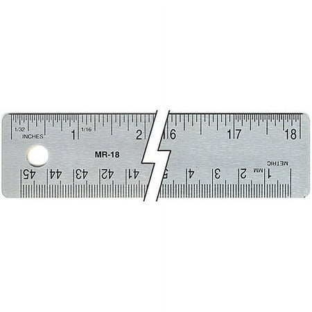C-Thru Flex Steel 18-inch Ruler