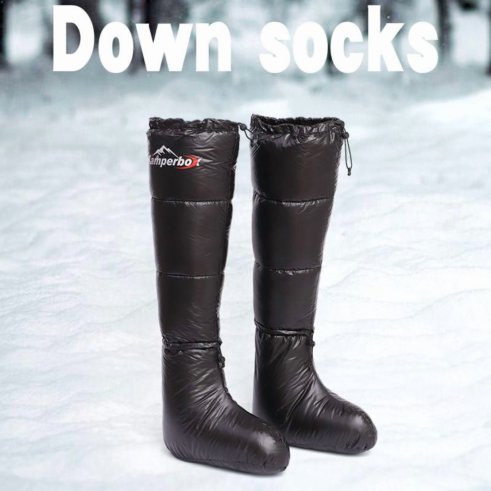 Camping Down Socks Down Boots Sleeping Bag Socks Down Boots Camping Sleep Boots Kamperbox Sleeping Bag Down Boots