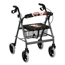 HELLHERO Cute Christmas Salamander Theme Halloween Gifts Rollator Seat Covers Seat Back Cover Easy Installation Reusable and Gift Option for Senior