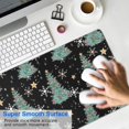 thumbnail image 4 of Long Mouse Pads for Desk,Black Christmas Tree Pattern Desk Mats on Top Of Desks, Desk Mouse Pad Extra Large with 3mm Non-Slip Base and Stitched Edge for Gaming,Office,Work,Home 31.5x11.8in, 4 of 5