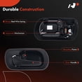 thumbnail image 4 of A-Premium Front or Rear Left Driver Side Interior Door Handle Compatible with Honda Civic 1996 1997 1998 1999 2000, Sedan, Black, Replace# 72160-S04-004ZB, 4 of 6
