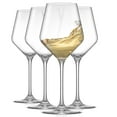 thumbnail image 4 of JoyJolt Layla White Wine Glasses, Set of 4, 4 of 23