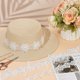 thumbnail image 4 of 3 yardas de encaje floral perlado, 3 estilos, aplique de encaje blanco con forma de flor, ideal para costura, manualidades, decoración de ropa, vestidos de novia y bordados., 4 of 5