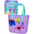 thumbnail image 1 of Kit de Manualidades PURPLE LADYBUG Bolsa de Playa de Goma DIY, 1 of 9