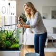 thumbnail image 1 of Sifón limpiador de grava para acuarios, ideal para lavar la arena y cambiar el agua. Herramienta de limpieza para peceras con succión ajustable para eliminar los residuos debajo de la grava y, 1 of 6