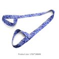 thumbnail image 4 of Correa para esterilla de yoga Cinturón ajustable para el hombro Fitness Carrying Bel (Flor azul), 4 of 5