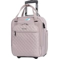 thumbnail image 1 of Bolsa de mano con ruedas EMPSIGN para debajo del asiento, 16 pulgadas, color rosa empolvado, 1 of 5