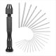 thumbnail image 1 of Juego de 26 Microbrocas, Taladro Manual con Tornillo de Banco para Joyería con Microbrocas (0,5 mm-2,5 mm), Taladro Rotatorio para Manualidades., 1 of 5
