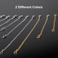 thumbnail image 2 of Stainless Steel Necklace Extenders Bracelets Chain for Jewelry Making Extender Chain, 2 of 7