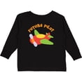 thumbnail image 3 of Inktastic Future Pilot Airplane Boys or Girls Long Sleeve Toddler T-Shirt, 3 of 5