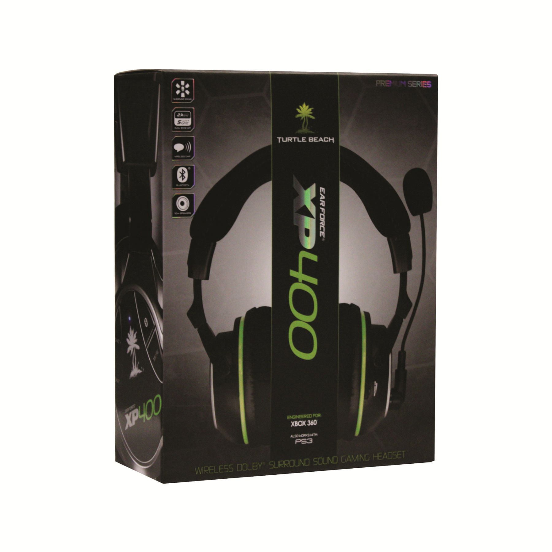 Turtle Beach Ear Force XP400 Wireless Dolby Surround Sound Gaming Headset X360 PS3 Walmart