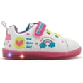 thumbnail image 4 of Tenis Luces Niña Bubble Gummers Estrellas Color Blanco 14-19 fucsia 15, 4 of 6