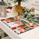 thumbnail image 2 of Tapete navideño de tela térmica con diseño de árbol - Decoración festiva para mesa 44x34 cm, 2 of 7