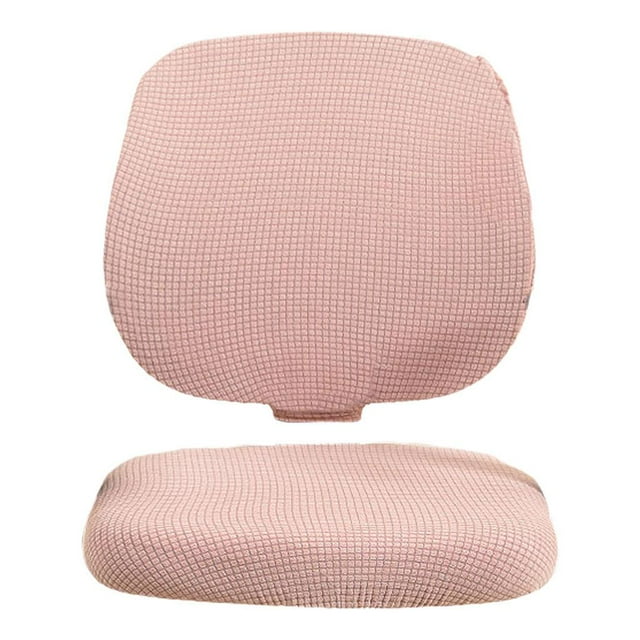 Polyester Fiber Slipcover Split Arm Slipcover Seat Cover For Office Dining Rotating Home Decorations Pink