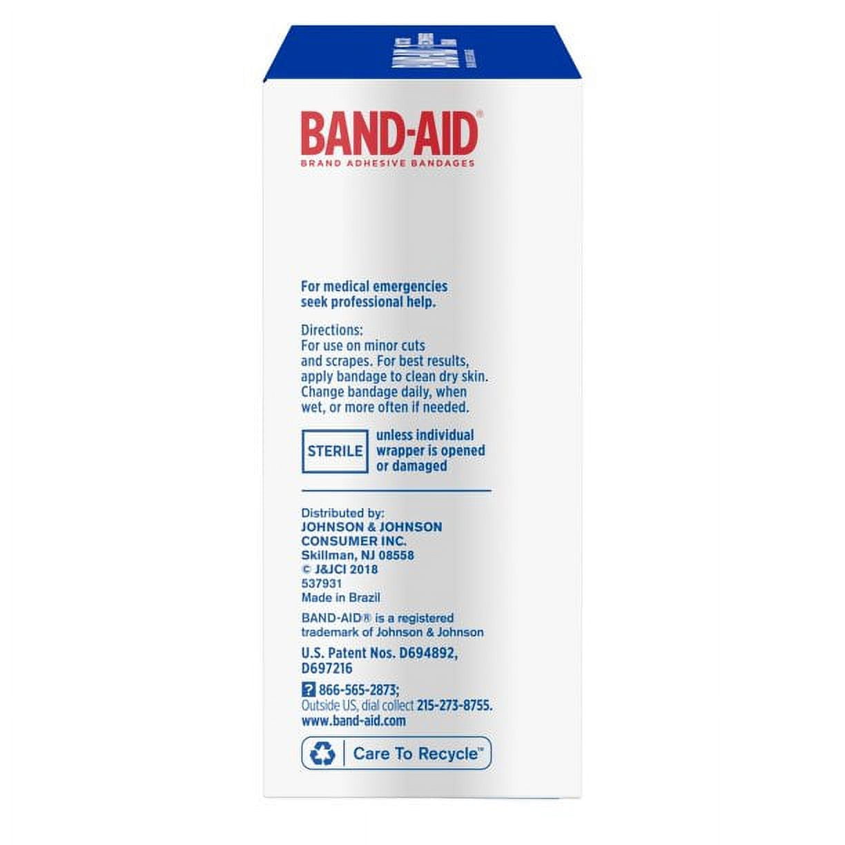 Band-Aid Tru-Stay Sheer Lightweight Protection Adhesive Bandages, 80ct