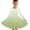 172#Green, variant on gljltg Girls One-Shoulder Dresses Size Girls Long Sleeve Stretchy Dress A Line Twirly Skater School Recital Dress Long Sleeve Round Neck Dress 4-14 Years