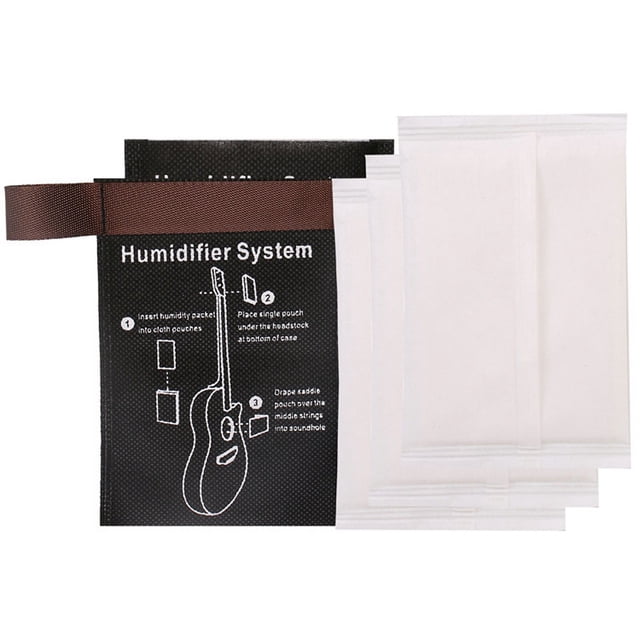 Ensemble Humidificateur Automatique Guitare Réglage d'Humidité Bidirectionnel Classique Folk Guitare Humidificateur