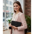 thumbnail image 4 of Cartera Antirrobo Gran Capacidad Billetera Moda Para Mujer Modelo Negro, 4 of 4