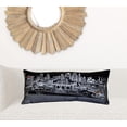thumbnail image 5 of 35" Black Kansas City Nighttime Skyline Lumbar Decorative Pillow, 5 of 5