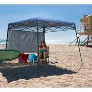 Quik Shade Go Hybrid 7 x 7 Foot Compact Slant Leg Outdoor Pop Up Canopy, Blue