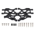 thumbnail image 2 of 2 brazos inferiores delanteros y traseros de aleación de aluminio compatibles con ARA109011 1/7 RC Car DIY Negro, 2 of 8