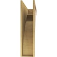 thumbnail image 4 of 9"W x 36"D x 36"H Thin Viola Rough Cedar Woodgrain TimberThane Corbel, Primed Tan, 4 of 6