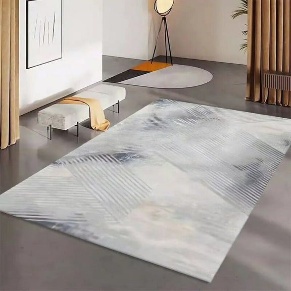 Nordic Light Luxury Living Room Carpet Washable Large Area Rugs Nordic Style Bedroom Soft Rug Entrance Study Lounge Mat Non-slip