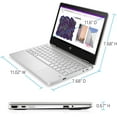thumbnail image 5 of 2021 Newest Lightweight HP Pavilion x360 2-in-1 11.6" IPS Touchscreen Laptop/ Intel Quad-core Pentium Silver/ 4GB RAM DDR4/ 128GB SSD/ Webcam/ WiFi 5/ Bluetooth/ Win10 with UltraTech Mouse Pad Bundled, 5 of 8