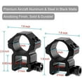 thumbnail image 6 of 1'' inch High/Middle Profile Scope Rings for Picatinny Weaver Mounts Heavy Duty, 6 of 13