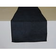 thumbnail image 2 of Faux Burlap Table Runner Solid Navy, 2 of 2