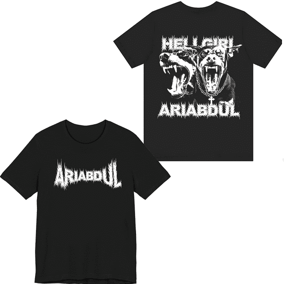 Ari Abdul Merch Doberman Logo T-Shirt Women/Men Fashion Summer Cosplay Tshirt Shortsleeve New Tee