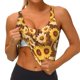 thumbnail image 3 of Balery Vintage Wood Grain Sunflower B Sujetadores deportivos con espalda cruzada para mujer, acolchados, sin costuras, de alto impacto, ideales para yoga, gimnasio, entrenamiento y fitness.-Medium, 3 of 8
