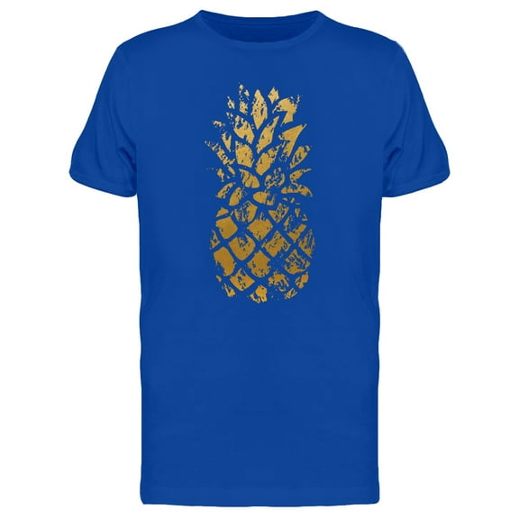 Gold Pineapple T-Shirt Men -Image by Shutterstock, Male 4X-Large