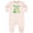 Natural Heather, variant on Inktastic Nana and Pops Love Me Dinosaur Grandson Baby Fleece Romper