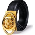 thumbnail image 4 of GHSDFBB Mens Ratchet Belt Buckle Only Slide 1 3/8 Automatic Click Belts Replacement Designer Cowhide Wedding Dress, 4 of 4